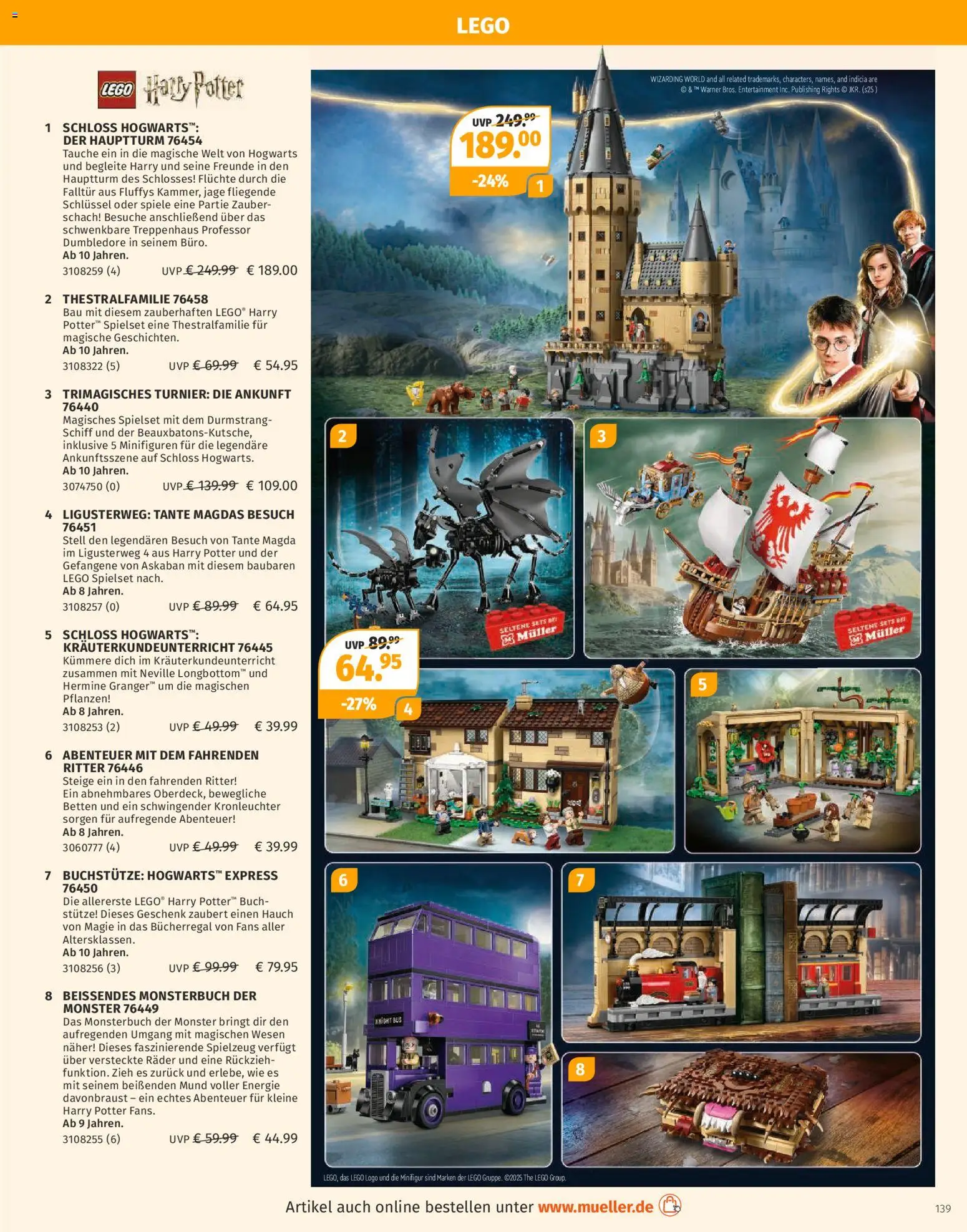 Müller Spielwarenkatalog – gültig ab 27.10.2025 | Seite: 139 | Produkte: Bücherregal, Monster