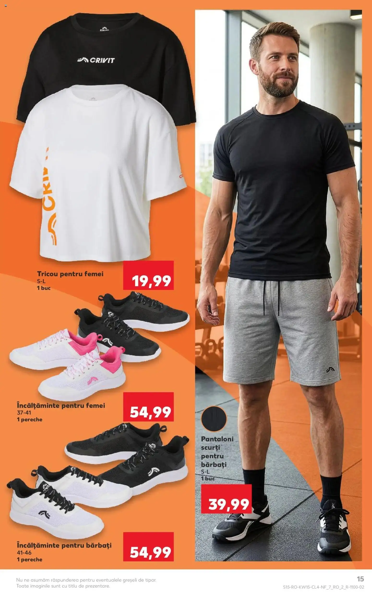 Noul catalog Kaufland – valabil de la 08.04.2026 | Pagină: 15 | Produse: Bornoz takımı, Tricou, Pantaloni, Pantaloni scurți