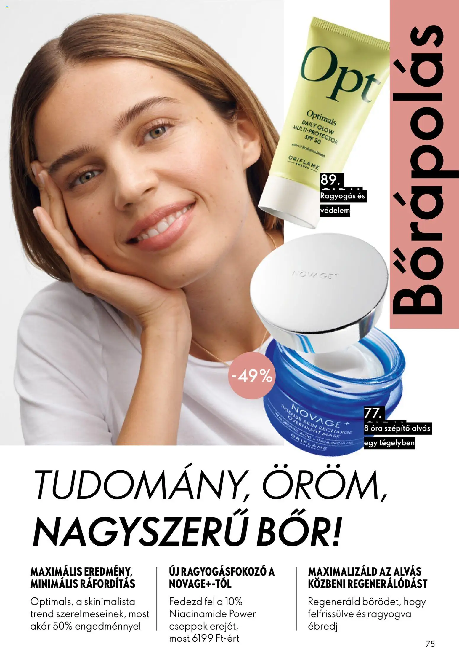 Oriflame akciós ujság - amely érvényes a következő dátumtól: 22.10.2025 | Oldal: 75 | Termékek: Bor, Óra