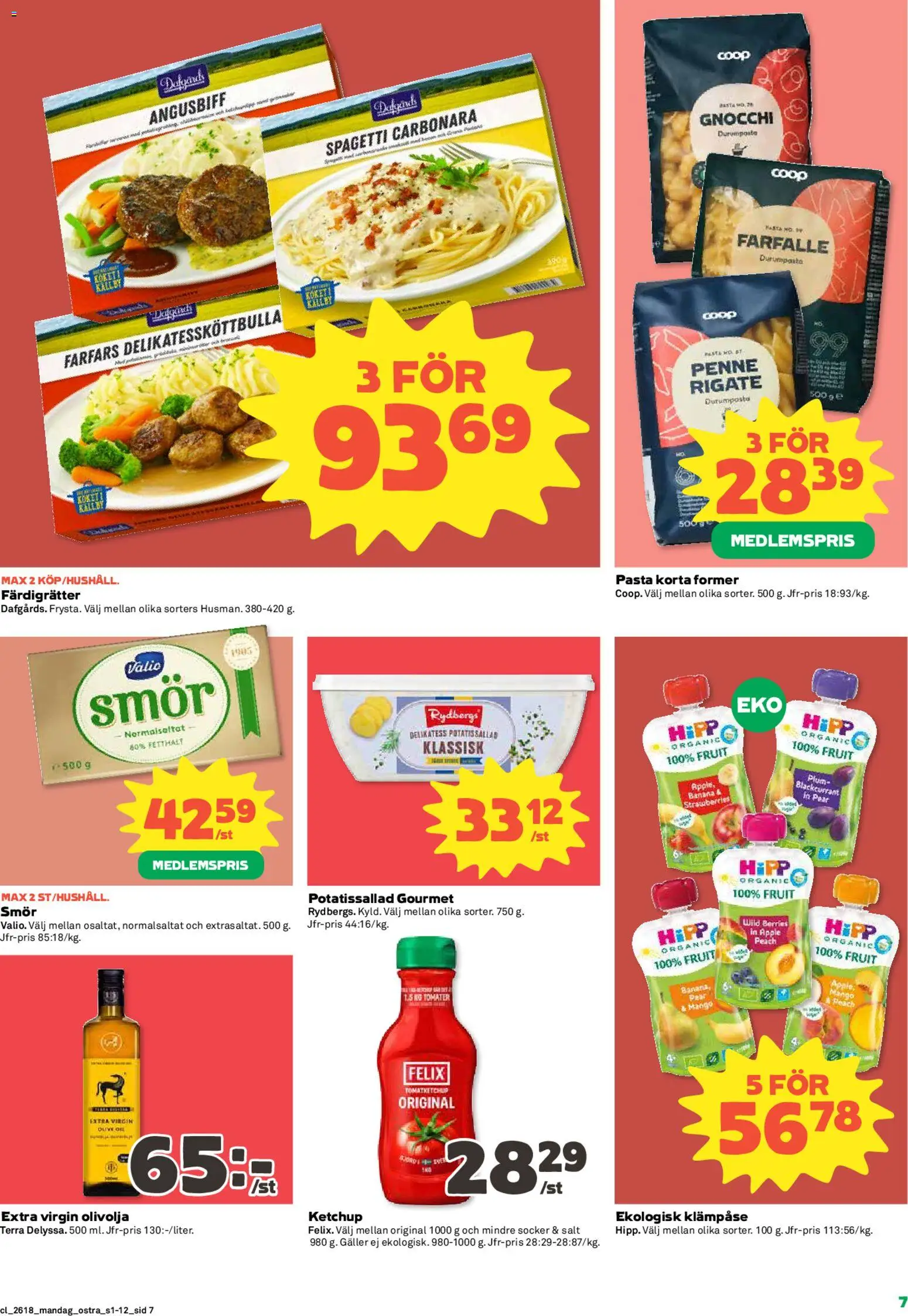 Stora Coop reklamblad aktuell från 27.04.2026 | Sida: 7 | Produkter: Galler, Olivolja, Ketchup, Mango