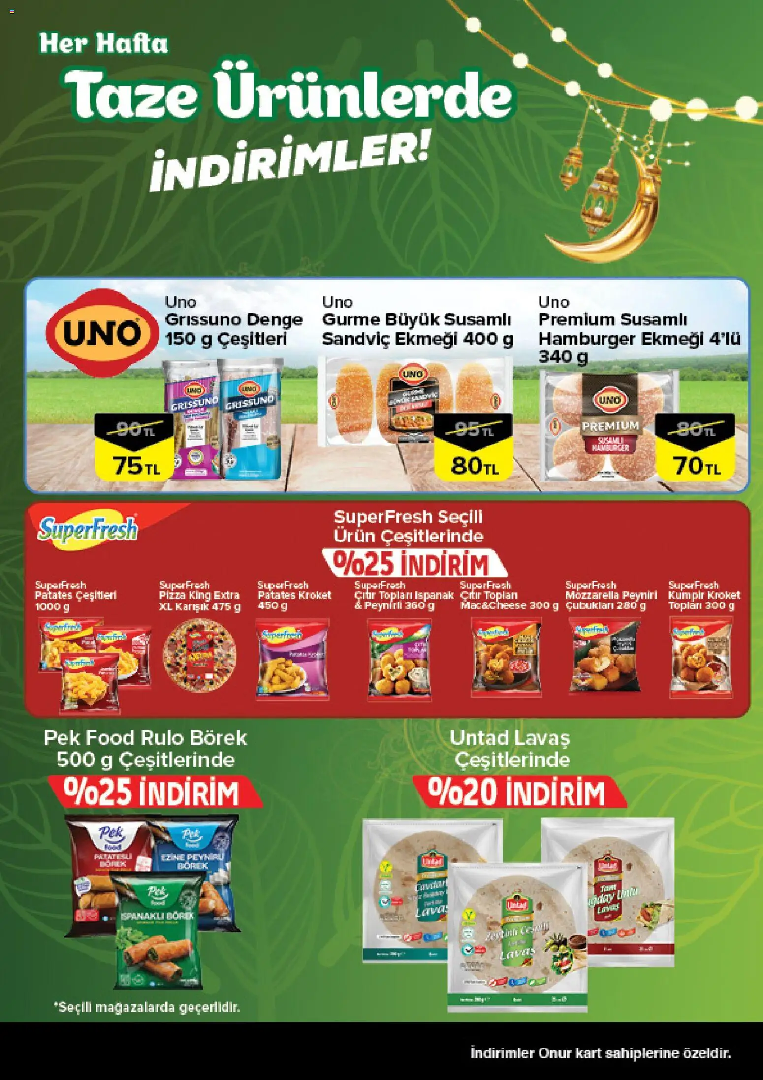 Onur Market Taze Ürünlerde İndirimler - Trakya - 19.02.2026 tarihinden itibaren geçerlidir | Sayfa: 7 | Ürünler: Toplar, Ispanak, Pizza, Patates
