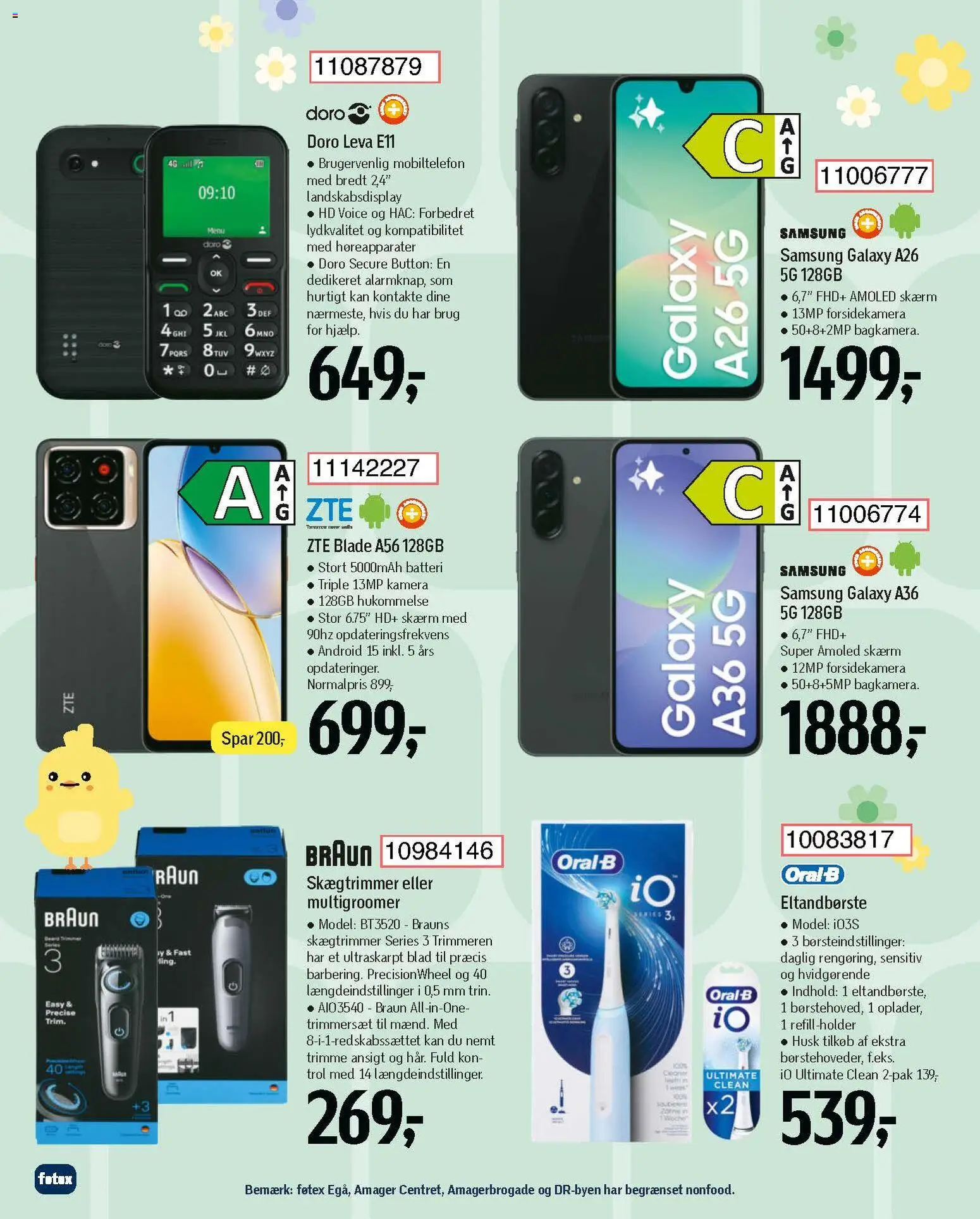 Føtex tilbudsavis – gyldig fra 13.03.2026 | Side: 82 | Produkter: Skærm, Eltandbørste, Batteri, Kamera