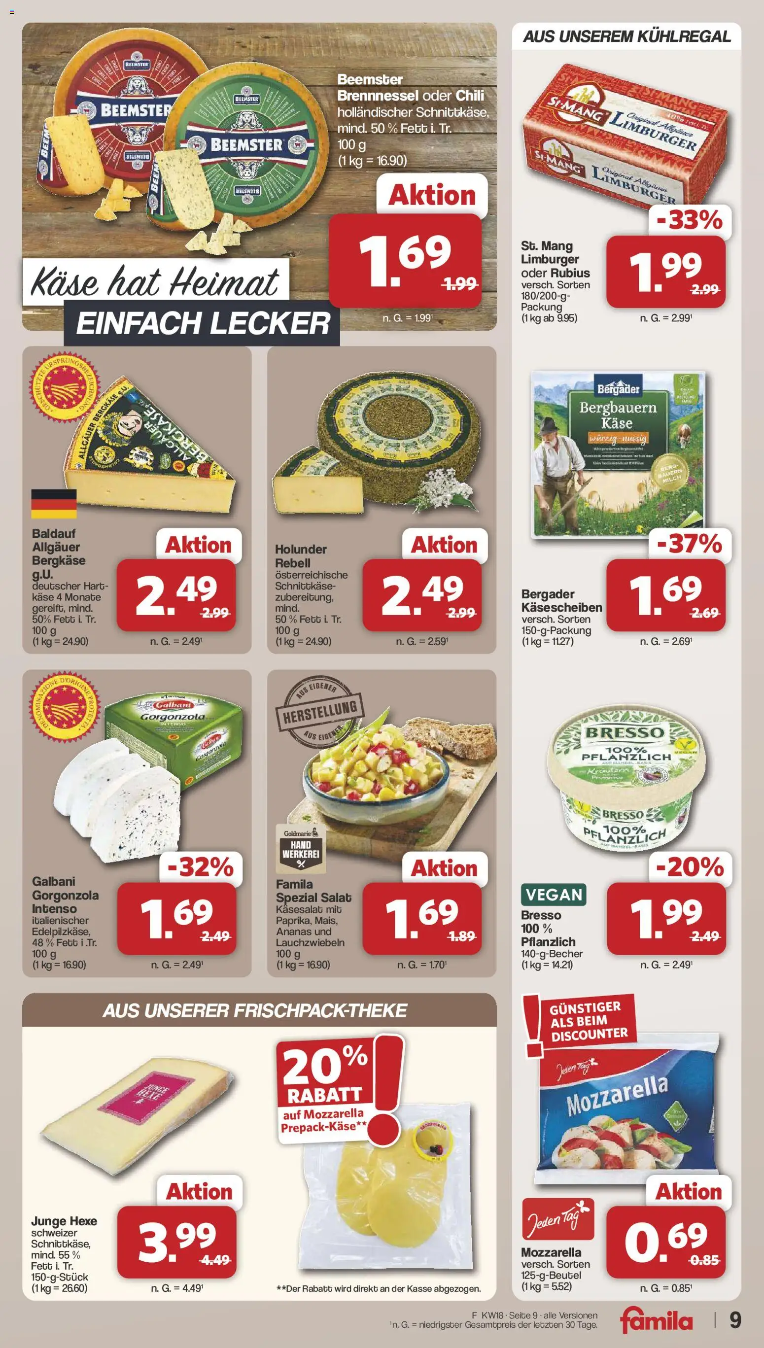 Famila Nordwest Prospekt 	 – gültig ab 27.04.2026 | Seite: 9 | Produkte: Milch, Ananas, Bresso, Chili