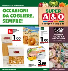 Anteprima del volantino A&O Supermercato catalogo valido a partire dal 15.01.2026
