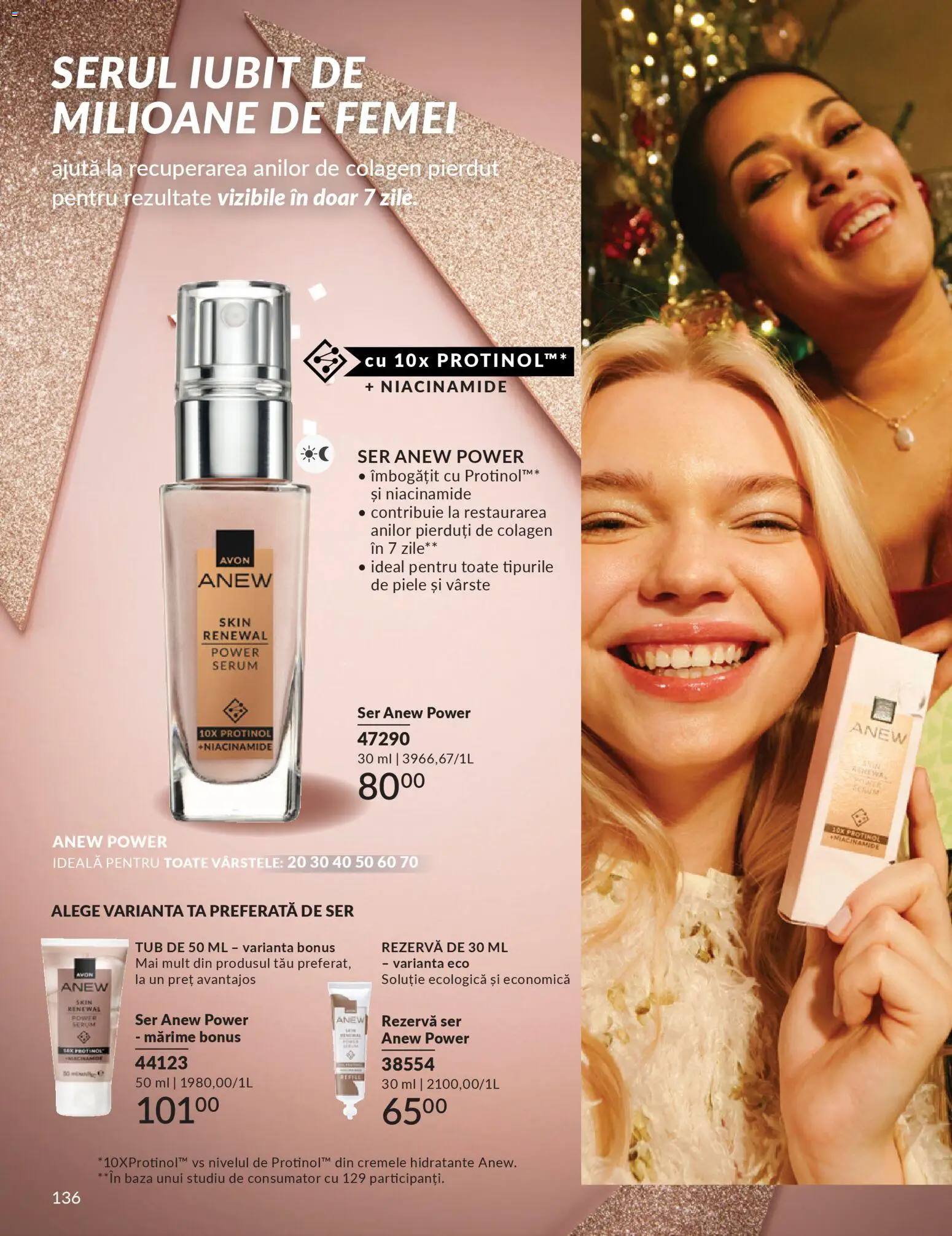 Noul catalog Avon – valabil de la 01.12.2025 | Pagină: 136 | Produse: Serum