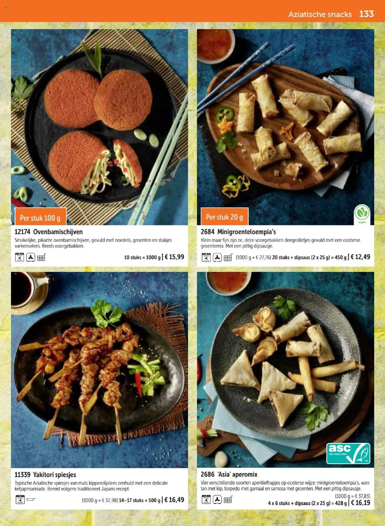 {H1} | Pagina: 133 | Producten: Groenten, Snacks