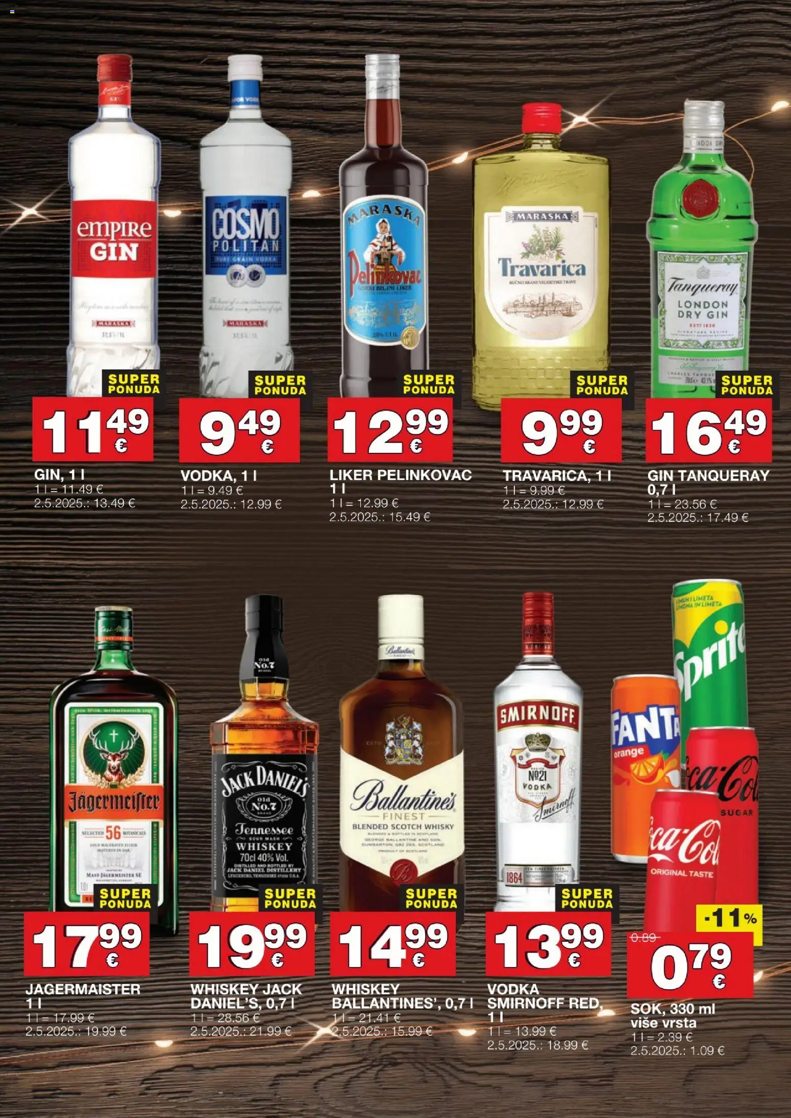 Stanić Diskont katalog | vrijedi od 20.11.2025 | Stranica: 12 | Proizvodi: Mast, Fanta, Jägermeister, Vodka