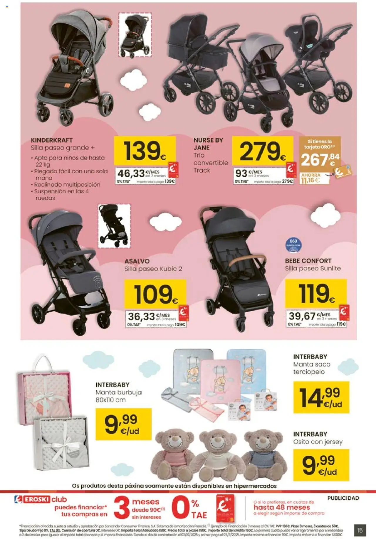 Eroski - Oh Que peke │ válido desde el 02.10.2025 | Página: 15 | Productos: Manta, Silla