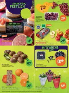 Tegut Prospekt ab 15.12.2025 gültig | Seite: 5 | Produkte: Heidelbeeren, Grapefruit, Weintrauben