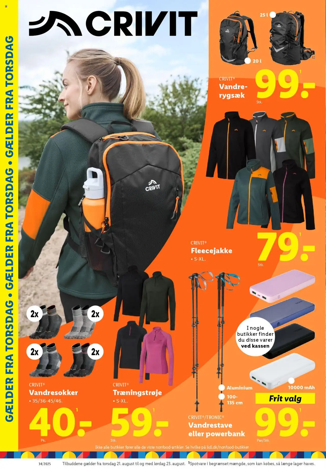 Lidl Tilbudsavis gyldig fra 17.08.2025 | Side: 28 | Produkter: Powerbank, Rygsæk, Søm