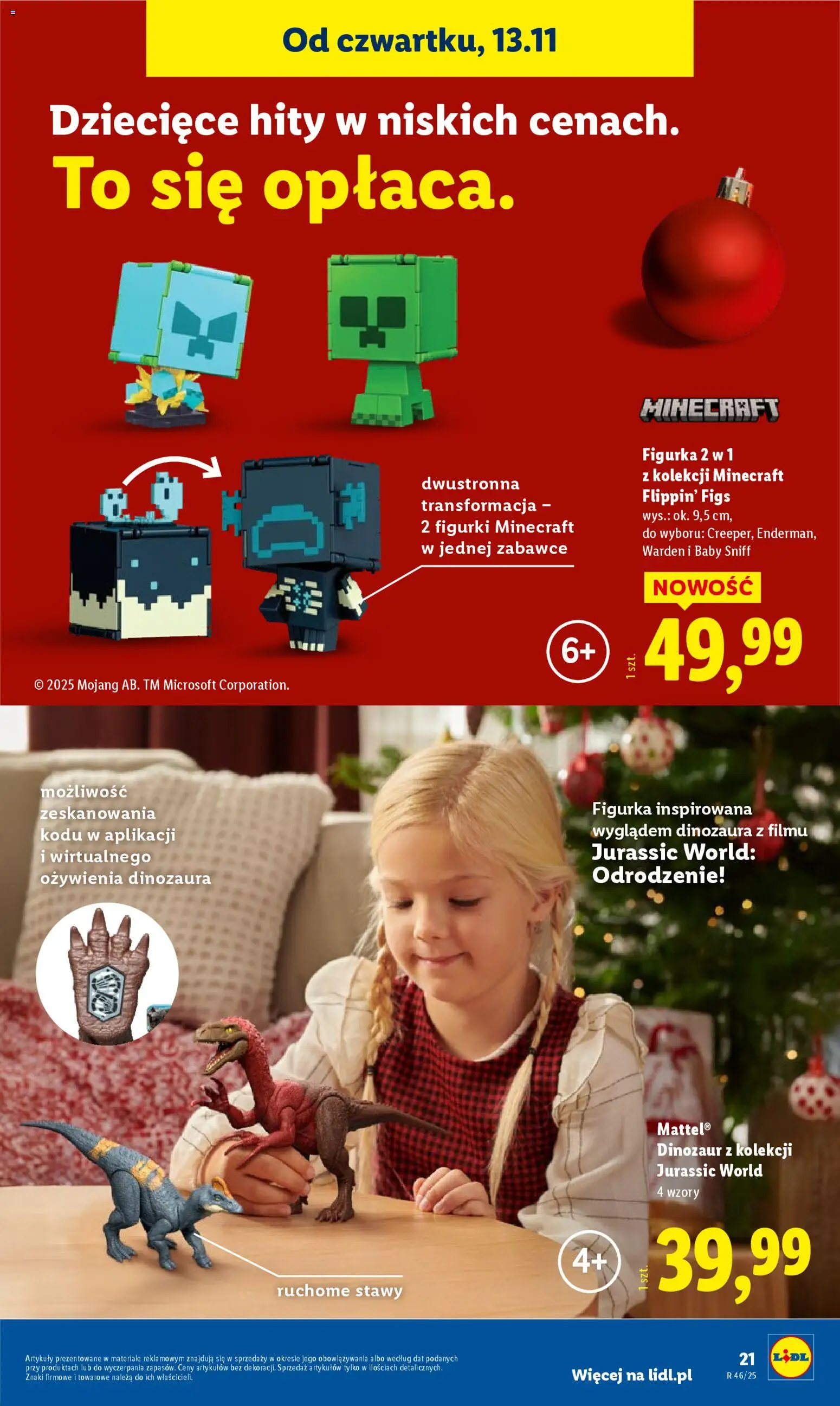 Lidl Katalog zabawek od 03.11.2025 | Strona: 21 | Produkty: Figurki