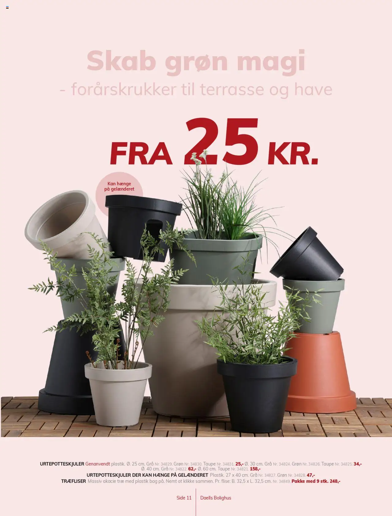 Daells Bolighus Tilbudsavis gyldig fra 10.04.2025 | Side: 11 | Produkter: Skab, Urtepotteskjuler