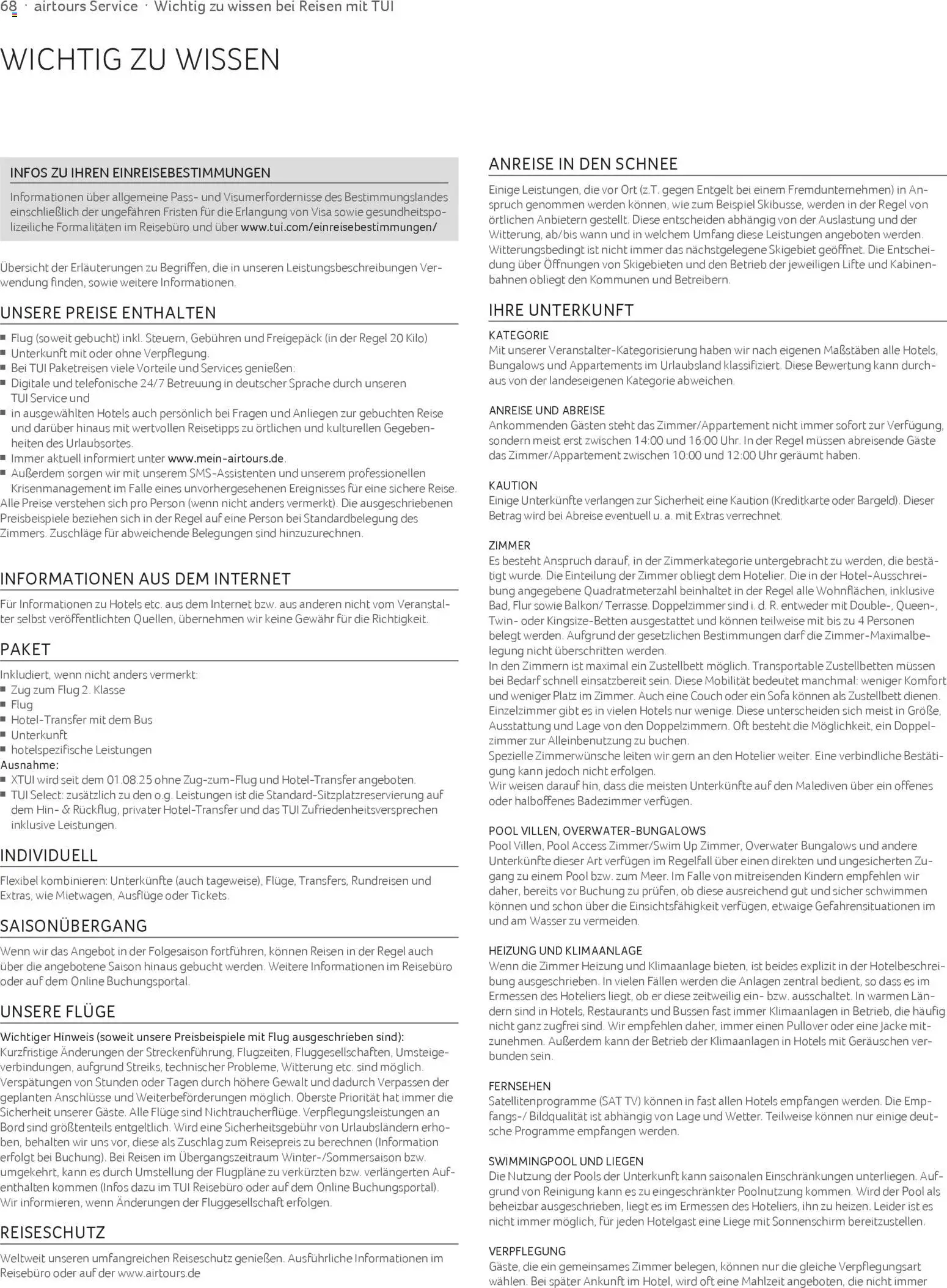 Aida Airtours Erlesene Familienreisen – gültig ab 30.10.2025 | Seite: 68 | Produkte: Sofa, Fernsehen, Sonnenschirm, Uhr