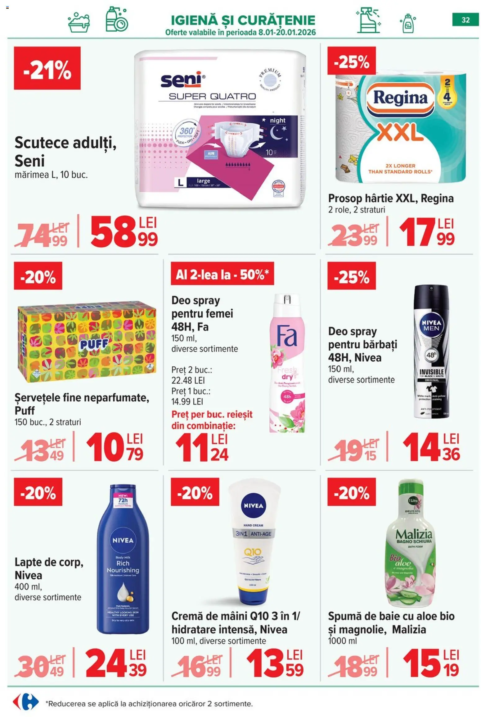 Noul catalog Carrefour – valabil de la 14.01.2026 | Pagină: 33 | Produse: Chaussures de ski, Pește, Sirop, Propolis
