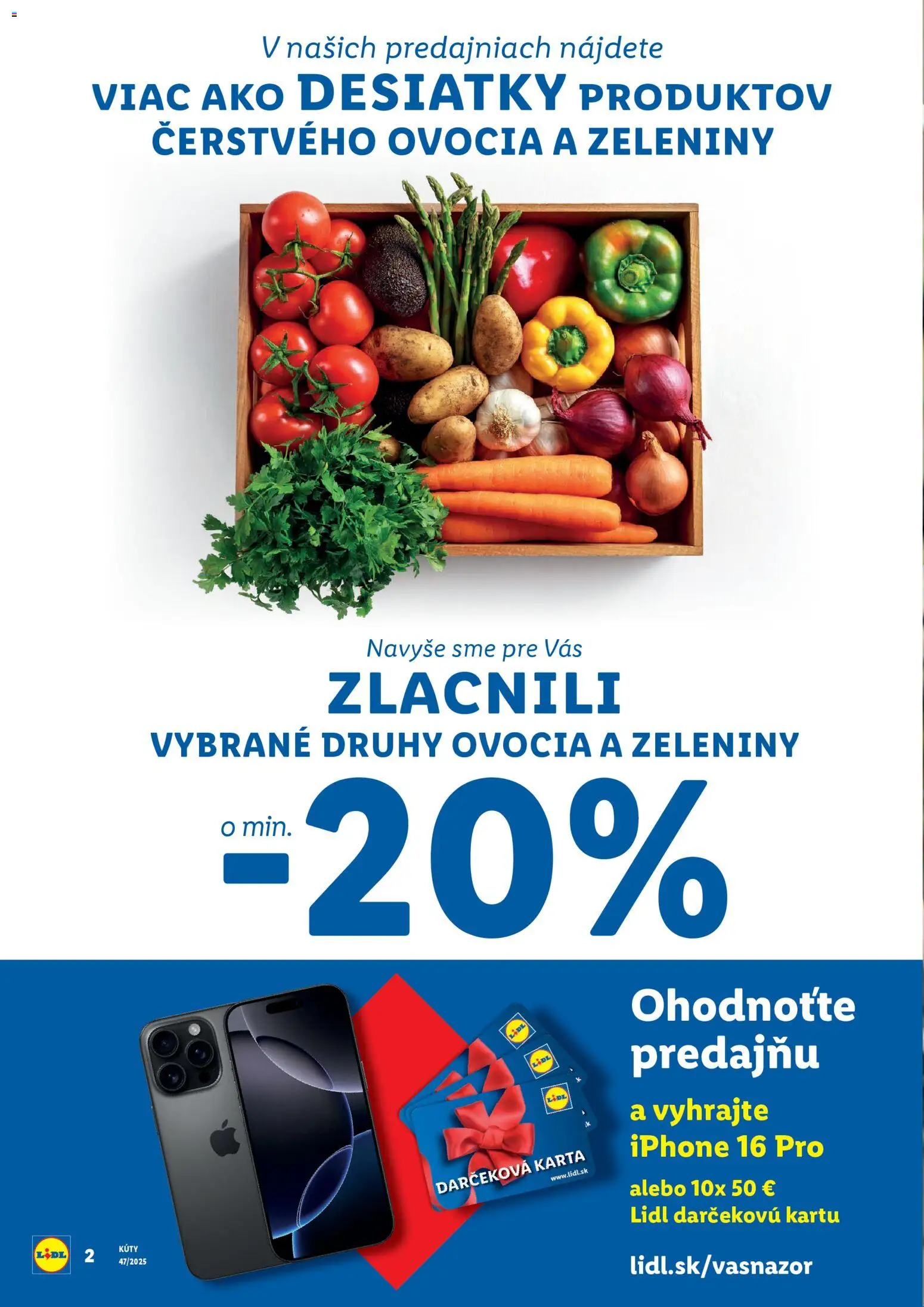Nové Lidl akcie – leták je platný od 17.11.2025 | Strana: 2 | Produkty: Apple, Iphone