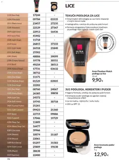 Katalog Avon - Pregled kataloga iz trgovine Avon, vrijedi od 31.10.2025 | Stranica: 70 | Proizvodi: Praline, Puder, Finish, Korektor