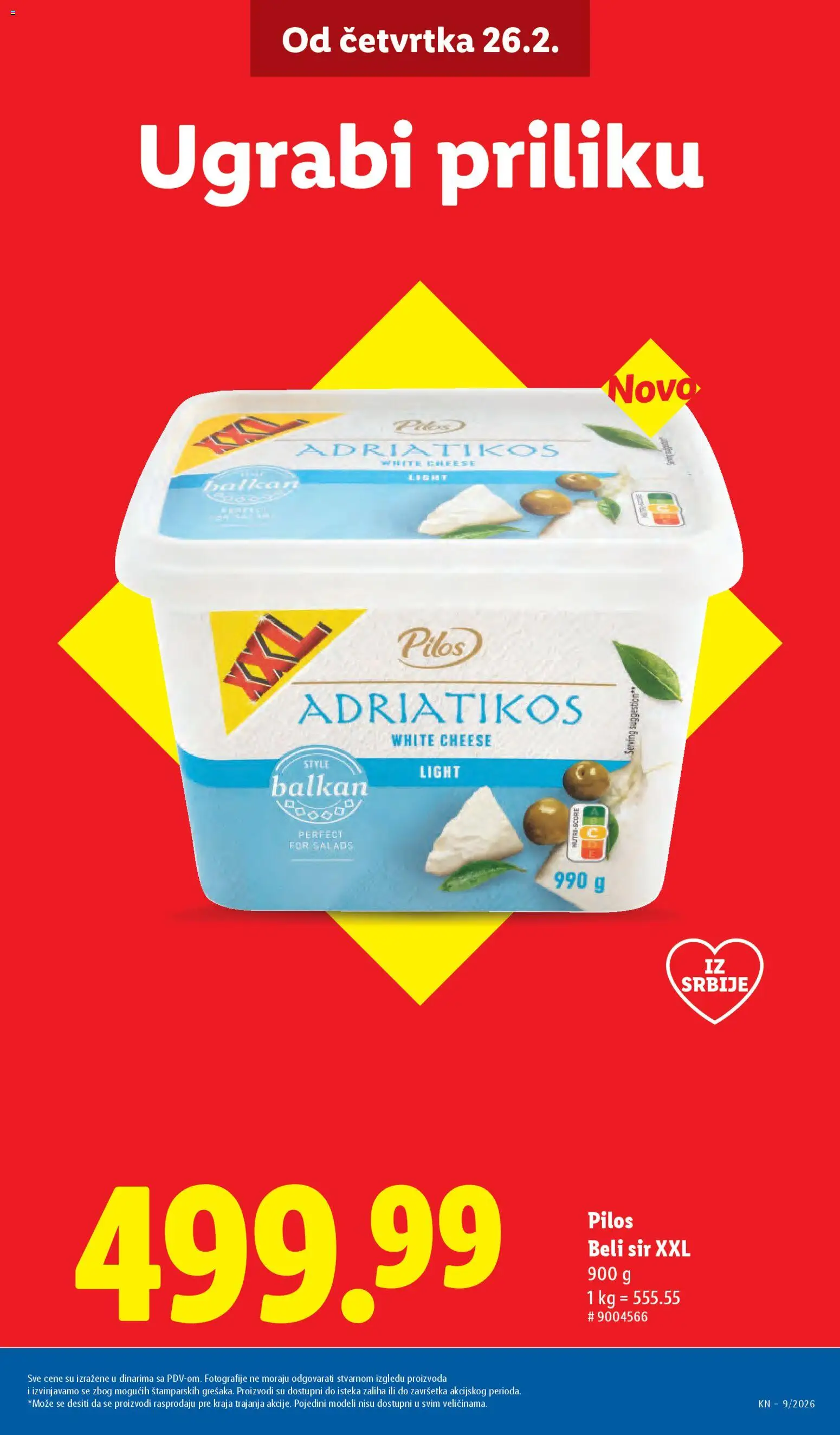 Lidl katalog - važi od 26.02.2026 | Strana: 5 | Proizvode: Sir