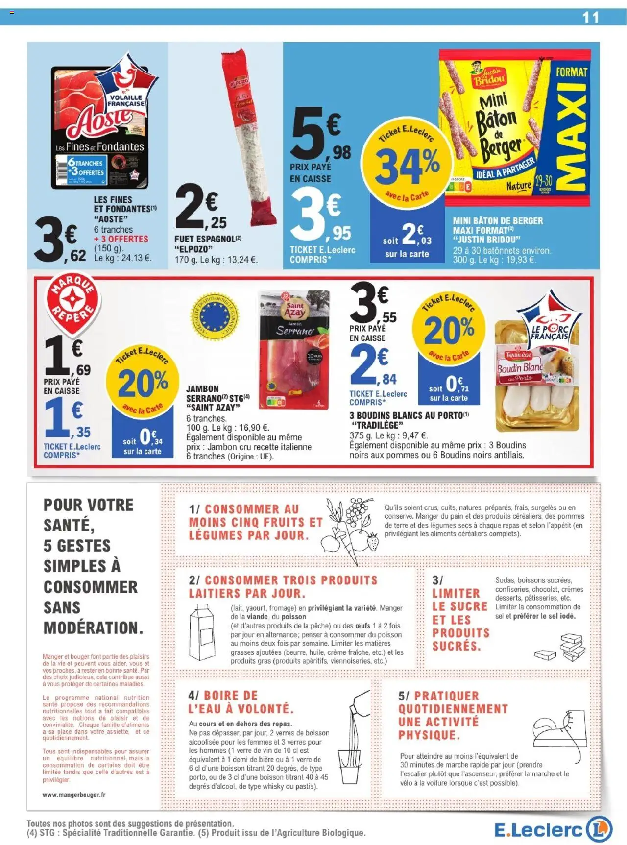  | Page: 11 | Produits: Whisky, Mais, Jambon, Crème