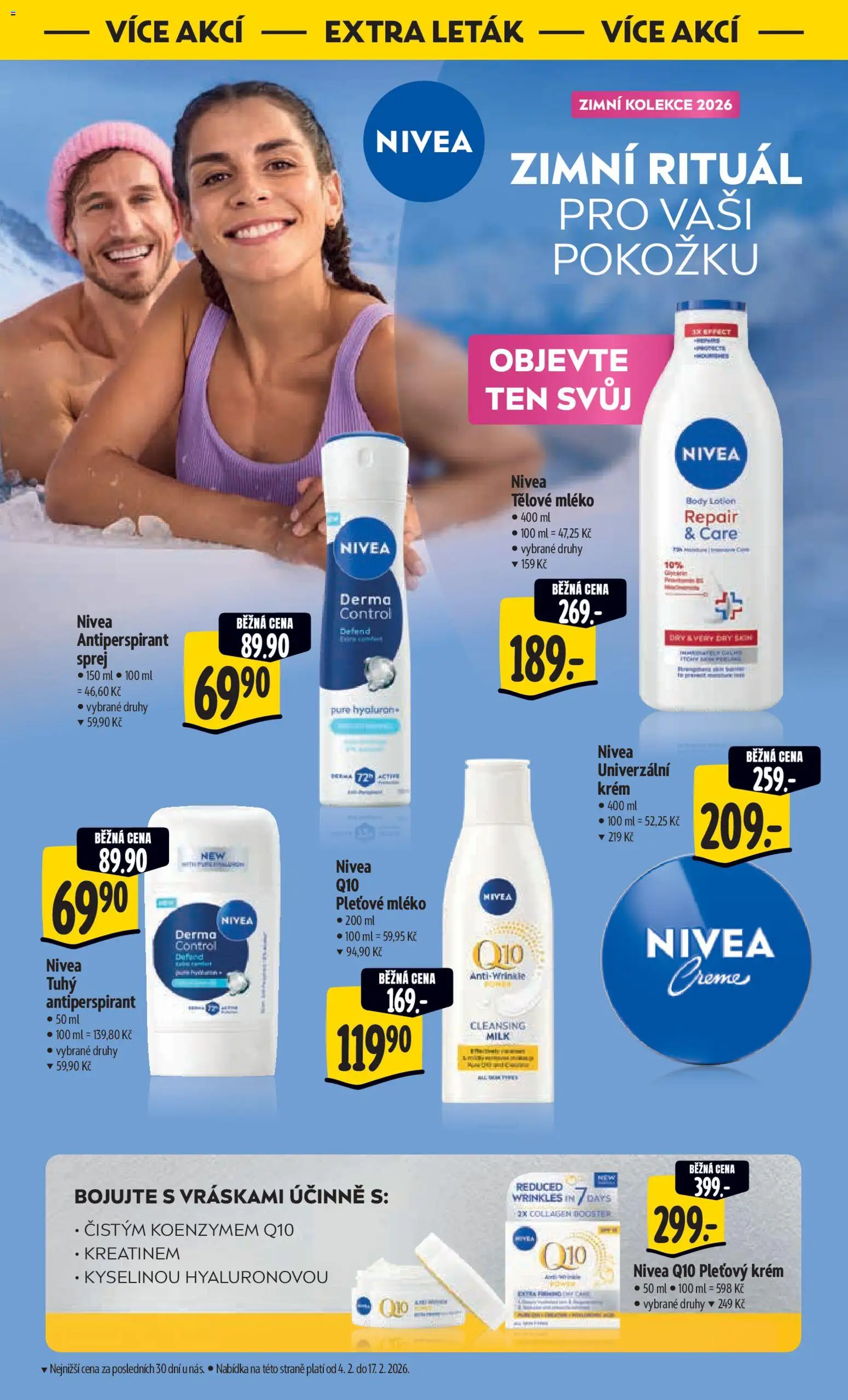 Albert leták - Hypermarket od 04.02.2026 | Strana: 47 | Produkty: Tělové mléko, Antiperspirant, Mléko, Body