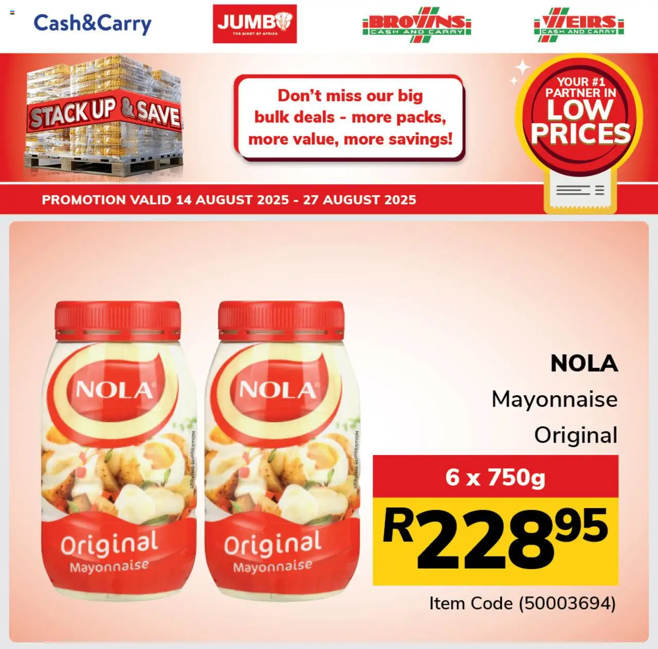 Jumbo Stack Up & Save Pantry │ valid from 14.08.2025 | Page: 2 | Products: Mayonnaise
