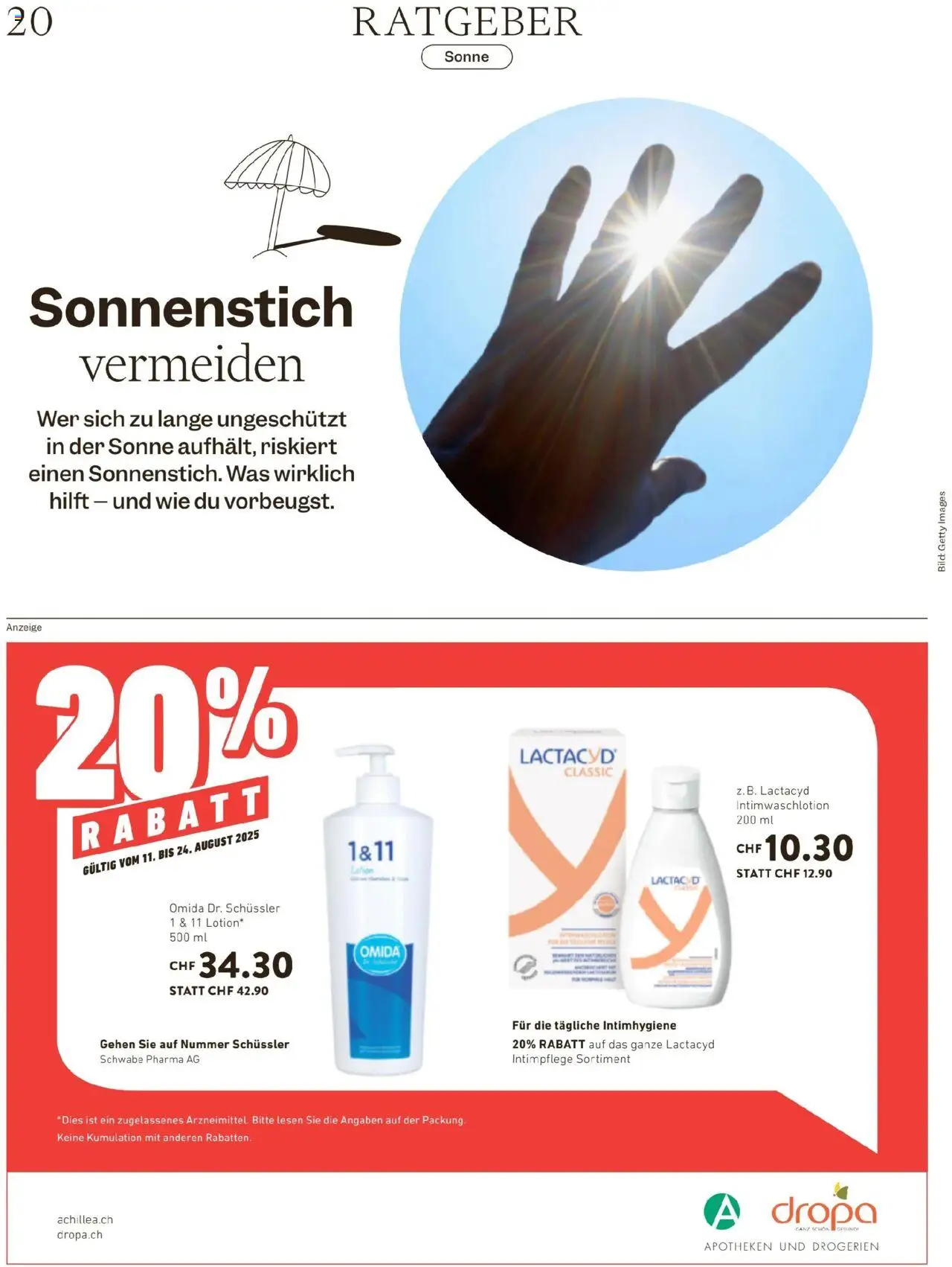 Migros - Magazin ab 12.08.2025 | Seite: 20