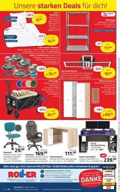 Roller Prospekt 	 ab 12.04.2026 gültig | Seite: 14 | Produkte: Kaffee, Kopfkissen, Chefsessel, Uhr