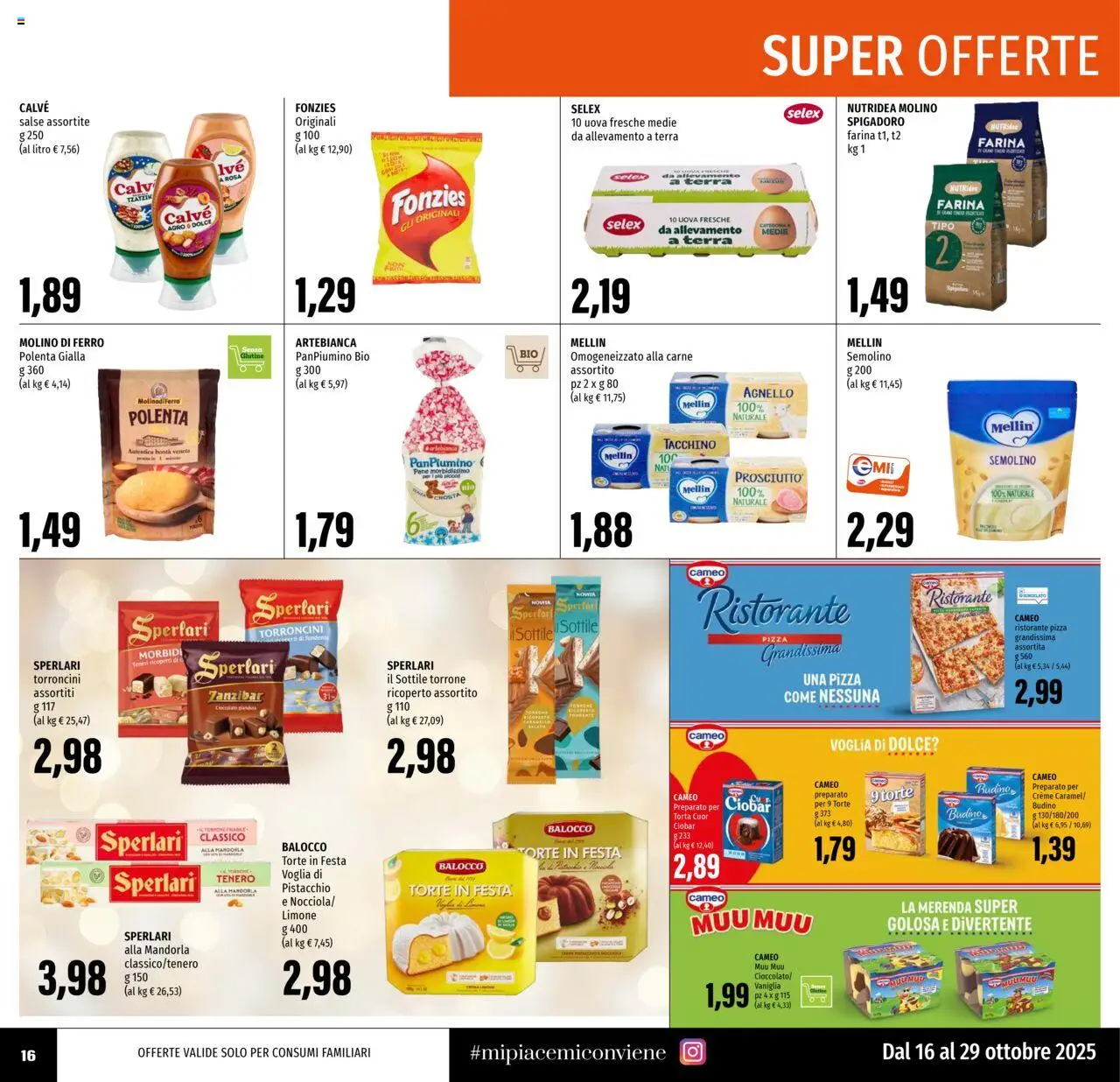 Volantino EMI del 16.10.2025 | Pagina: 16 | Prodotti: Pane, Limone, Farina, Terra
