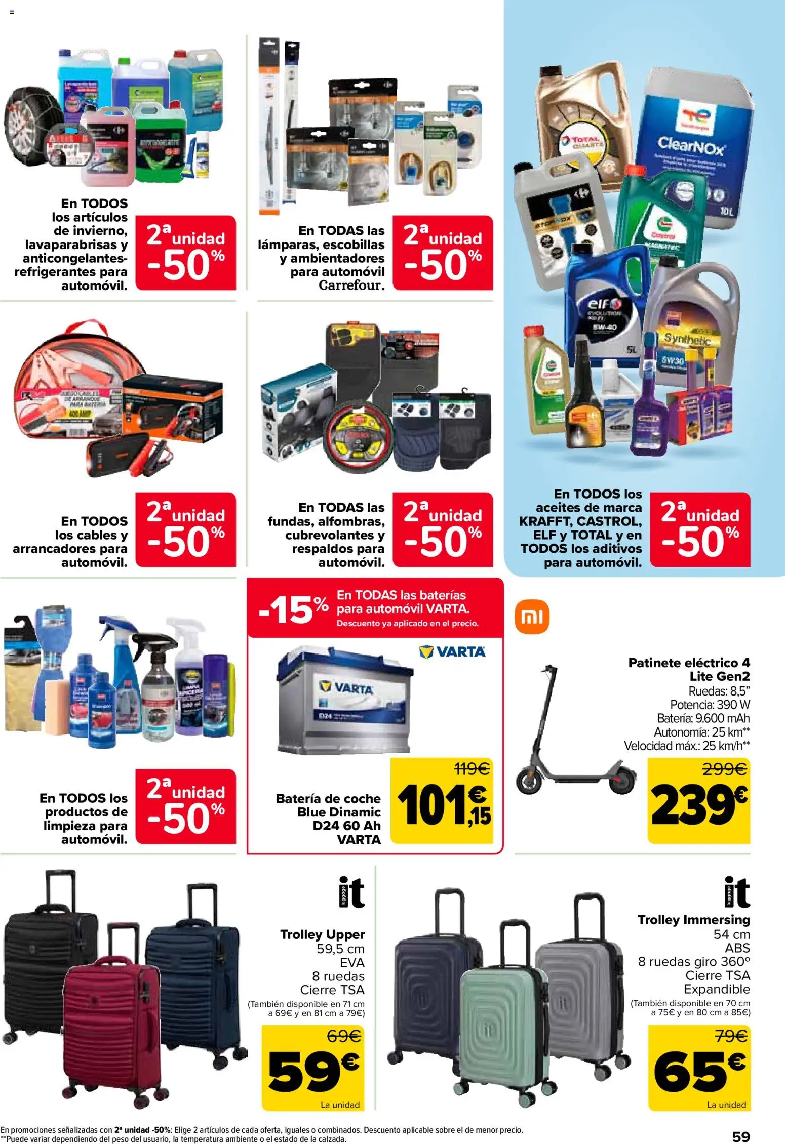 Carrefour folleto │ válido desde el 15.01.2026 | Página: 63 | Productos: Patinete, Peso, Ελιές, Batería