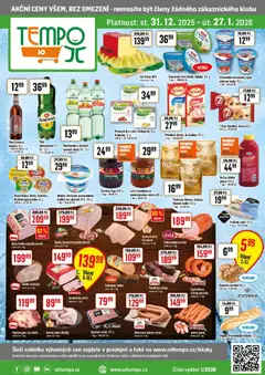 Náhled letáku Tempo leták - JO od 31.12.2025