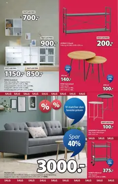 Forhåndsvisning av JYSK kundeavis gyldig fra 29.12.2025 | Side: 6 | Produkter: Reol, Vitrineskap, Kommode, Sofa