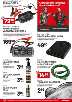Motonet-mainoslehti voimassa 21.01.2026 alkaen | Sivu: 3 | Tuotteet: Lukkosula, Varavirtalähde