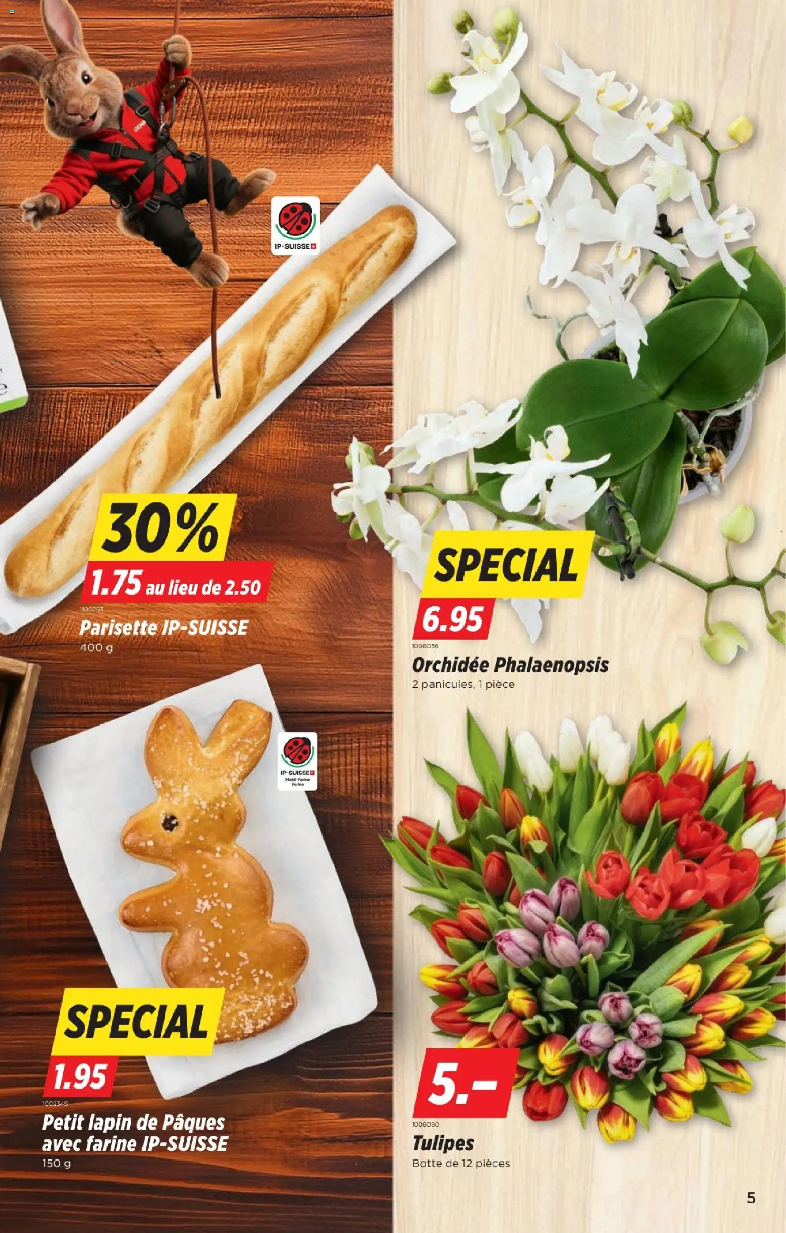 Denner aktionen FR – gültig ab 26.03.2026 | Seite: 5 | Produkte: Mehl, Baguette