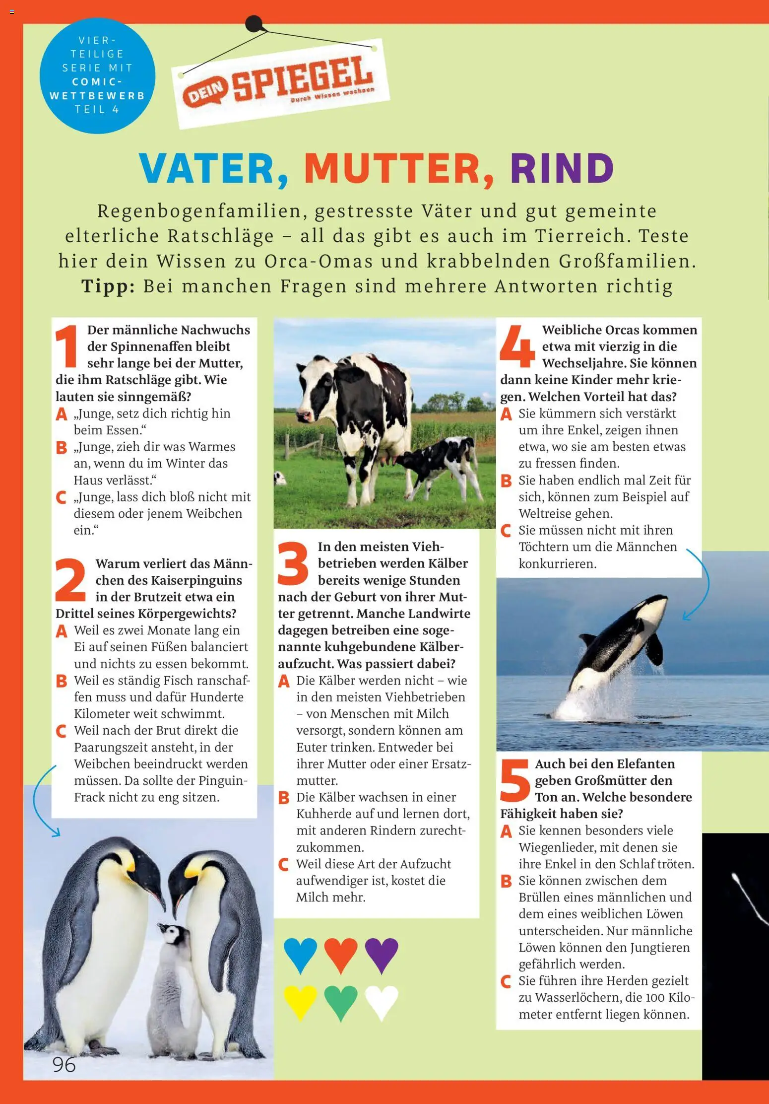 Rossmann Centaur – gültig ab 01.04.2026 | Seite: 96 | Produkte: Milch, Spiegel, Fisch