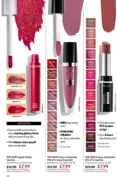 Preview of Oriflame - Offers valid from 15.04.2026 | Page: 48 | Products: Lipstick, Wine, Honey, Raspberry