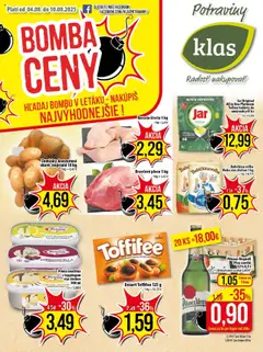 Klas leták - náhľad platný od 04.08.2025