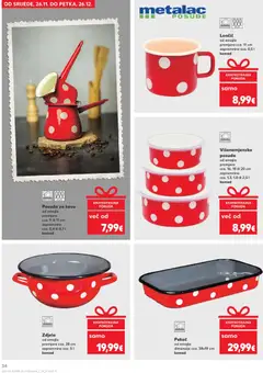 Blagdani u tvom domu Kaufland - Pregled kataloga iz trgovine Kaufland, vrijedi od 26.11.2025 | Stranica: 34