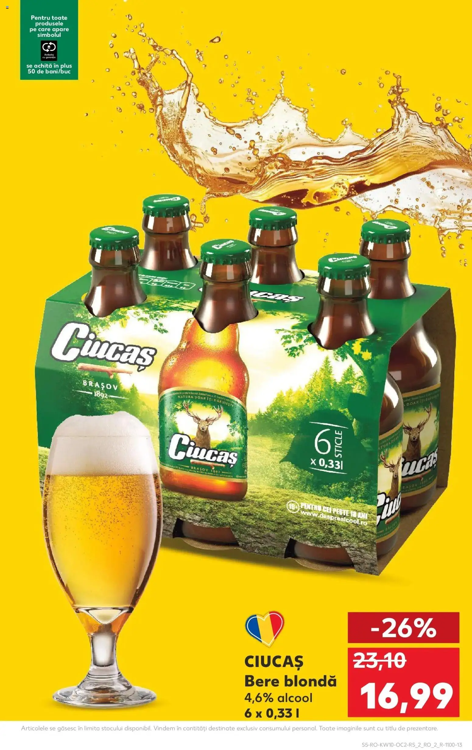 Noul catalog Kaufland – valabil de la 04.03.2026 | Pagină: 5 | Produse: Bere, Pește