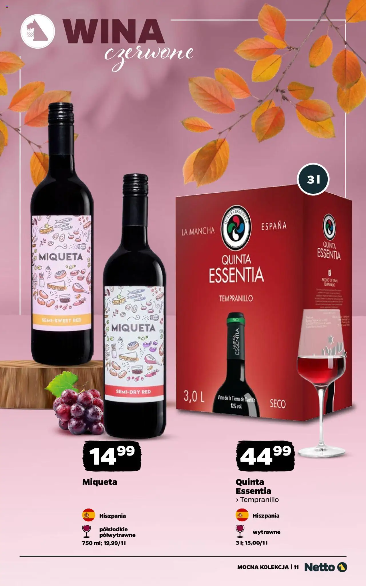 Netto gazetka - Wina od 29.09.2025 | Strona: 11