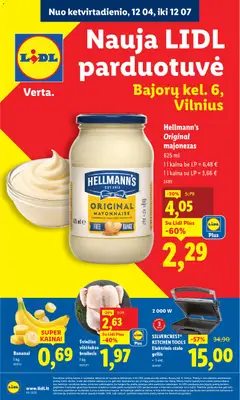 LIDL leidinys galioja nuo 04.12.2025