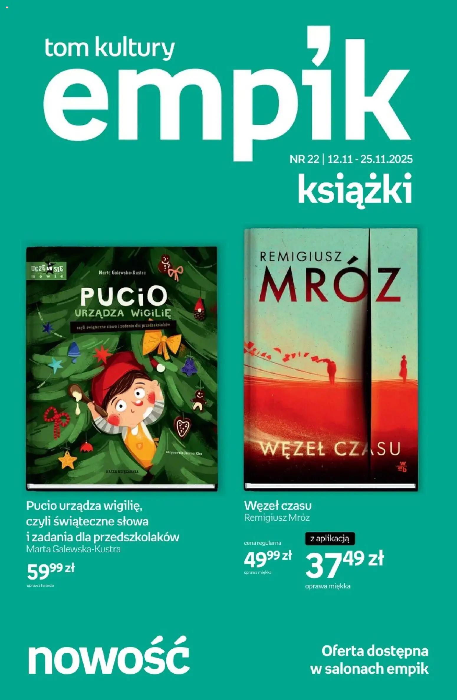 Empik promocje - Tom kultury Książki od 12.11.2025 | Strona: 1 | Produkty: Książki