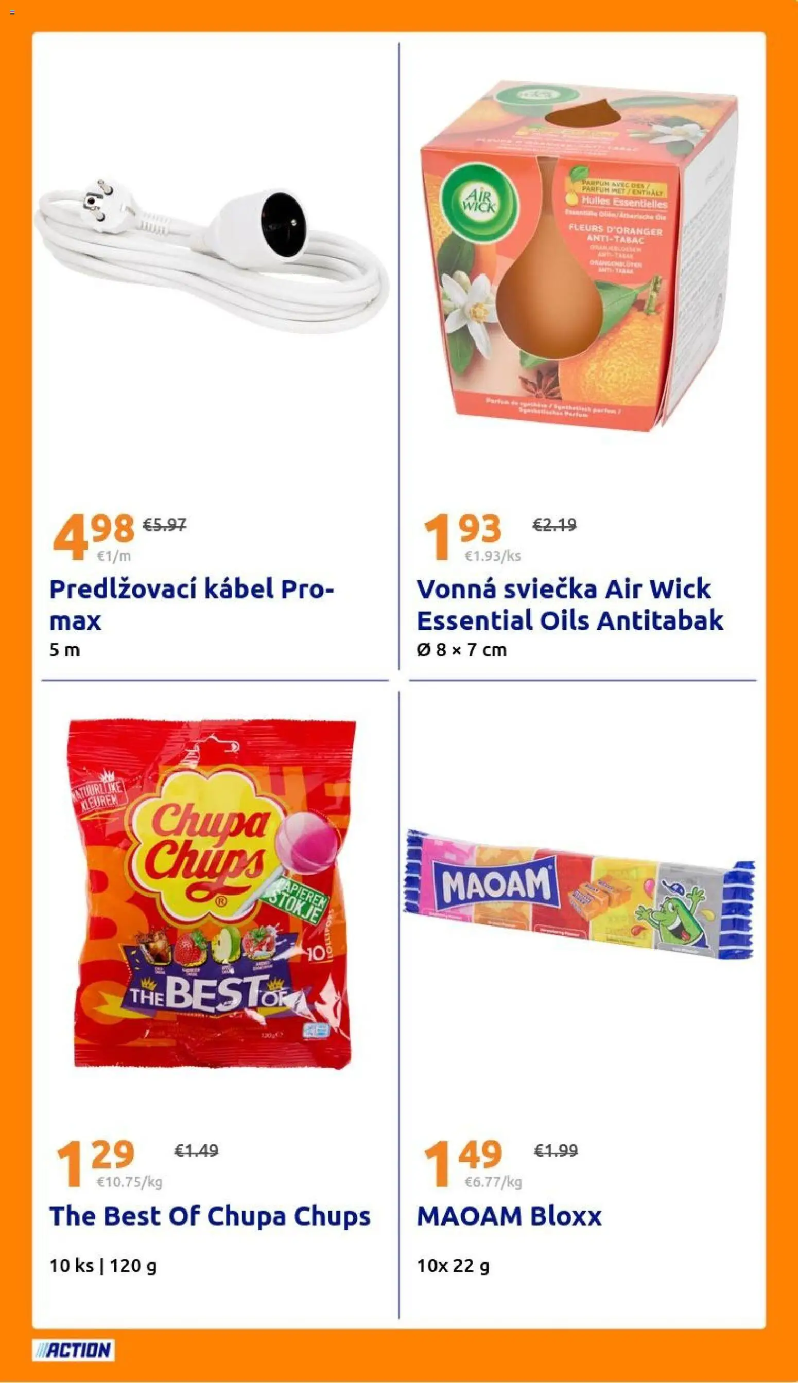 Nové Action akcie – leták je platný od 17.12.2025 | Strana: 19 | Produkty: Air Wick, Kábel