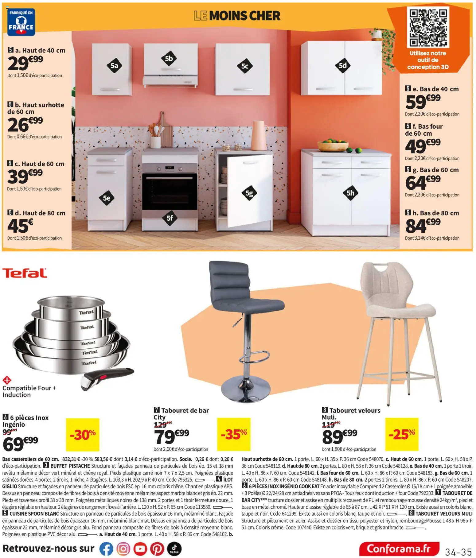 {H1} | Page: 35 | Produits: Casseroles, Porte, Étagère, Portes