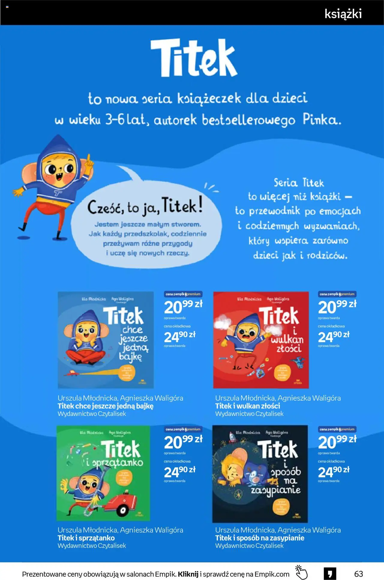 Empik promocje - Tom kultury Książki od 15.10.2025 | Strona: 63 | Produkty: Książki