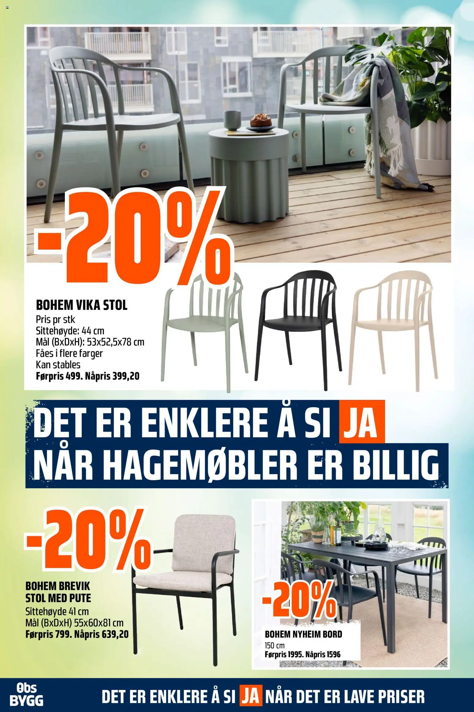 {H1} | Side: 20 | Produkter: Pute, Bord, Stol, Hagemøbler