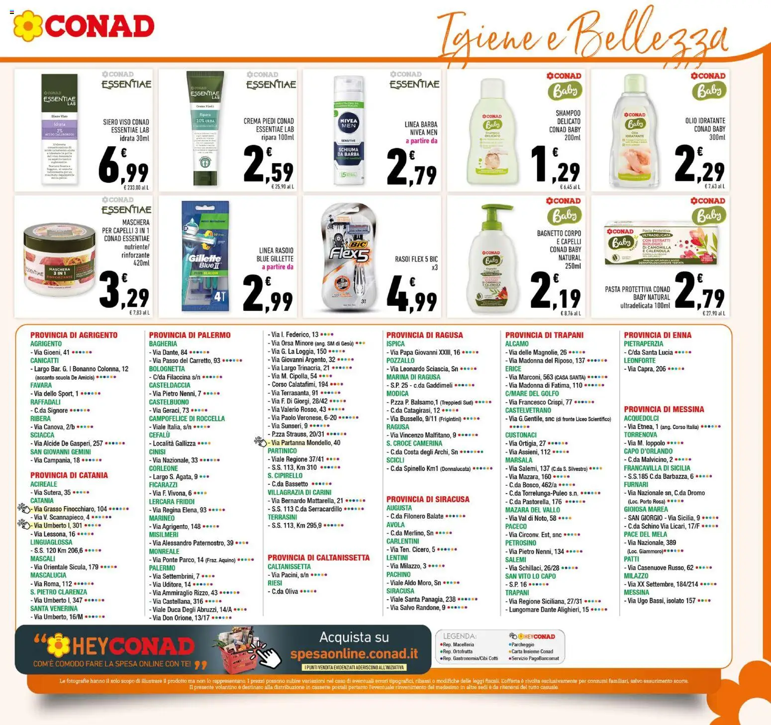 Volantino Conad del 11.02.2026 | Pagina: 23 | Prodotti: Shampoo, Maschera per capelli, Maschera, Rasoio