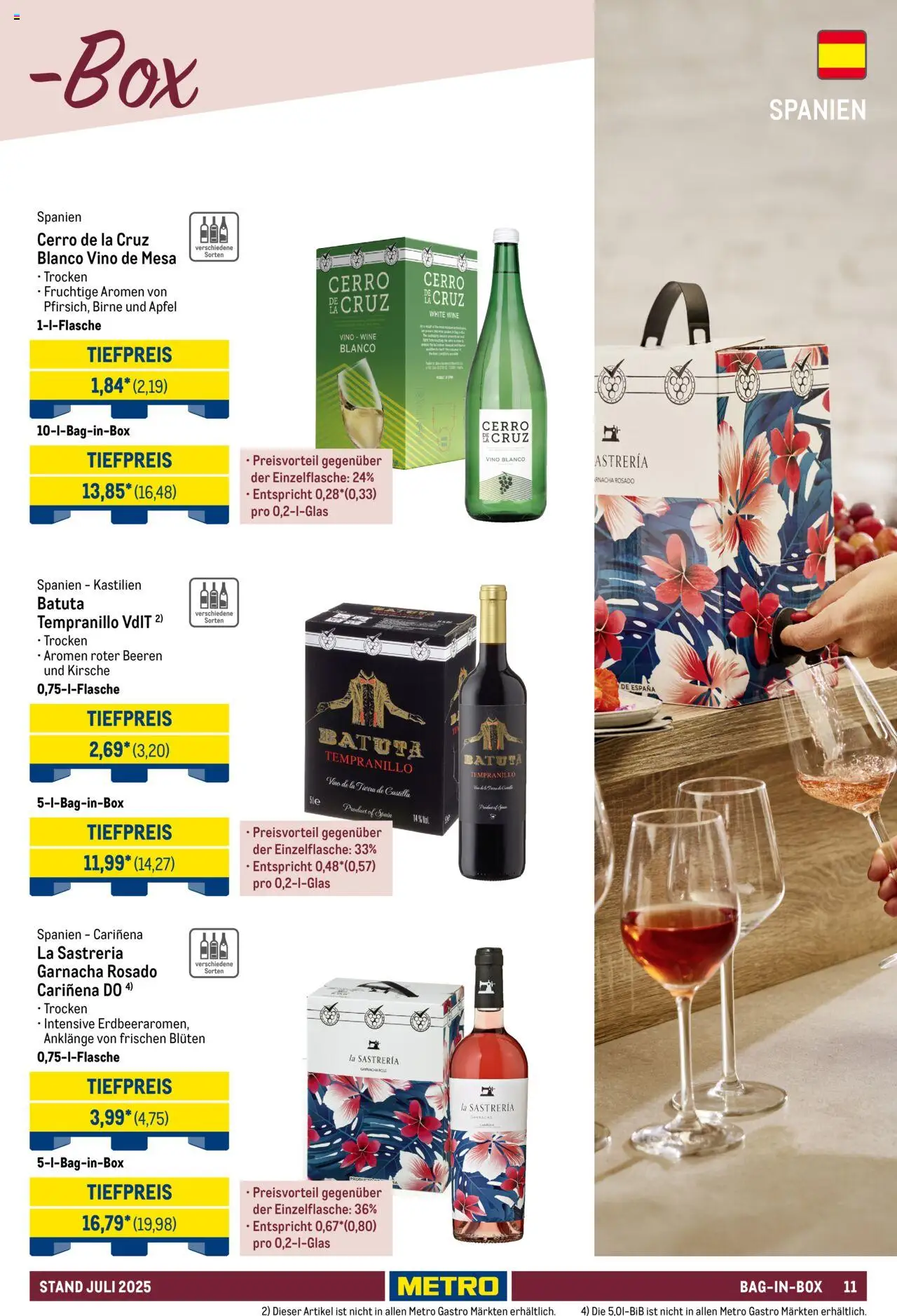 Metro - Hauswein Katalog - gültig ab dem 01.07.2025 | Seite: 11 | Produkte: Box, Äpfel, Birne