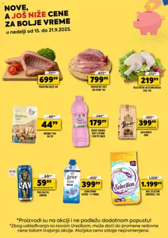 Tekijanka katalog - važi od 15.09.2025 | Strana: 2 | Proizvode: Lenor, Brašno, Pileći batak, Kafa