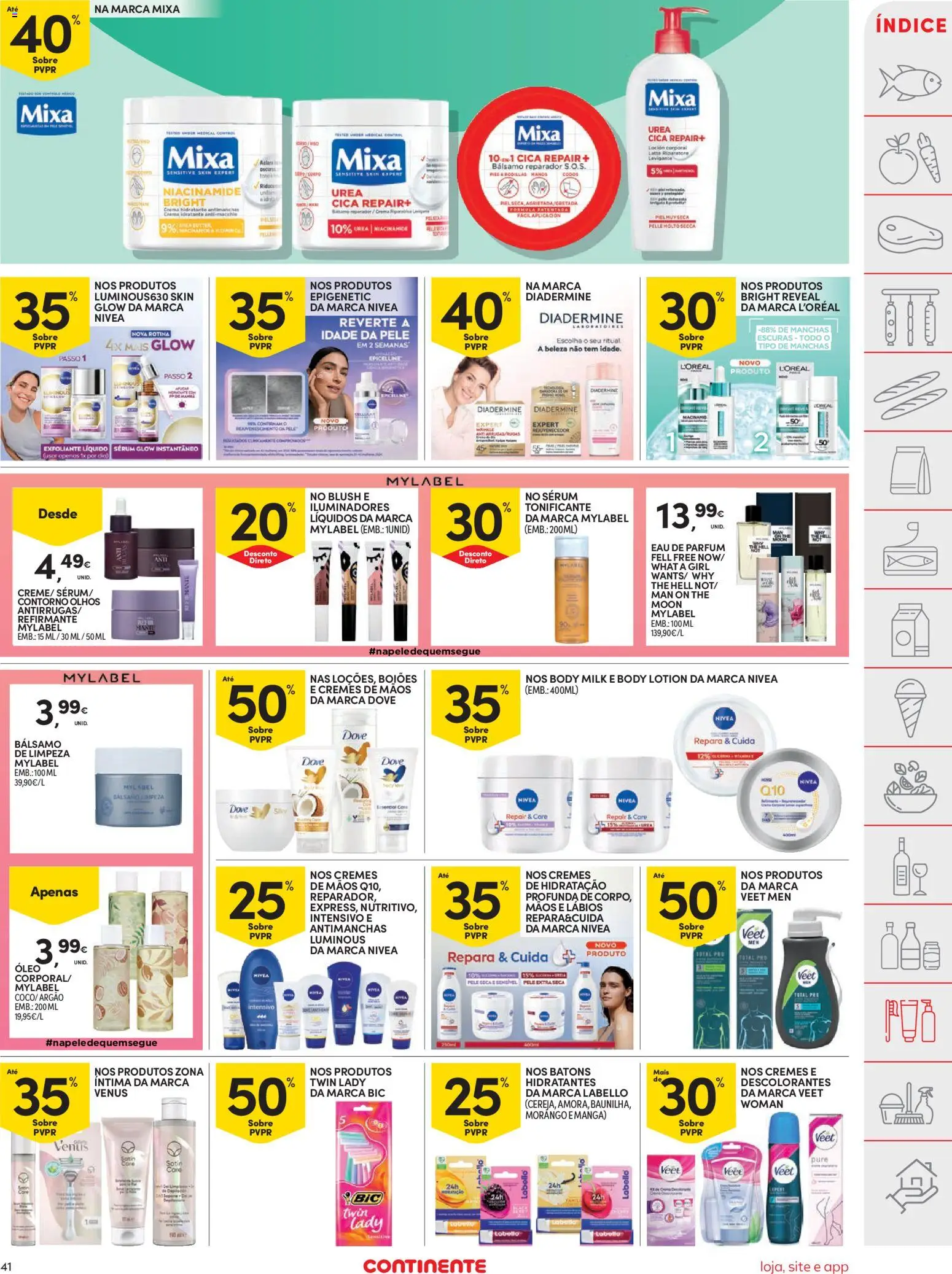 Continente folheto │ válido de 03.02.2026 | Página: 41 | Produtos: Perfume, Sérum, Óleo, Creme