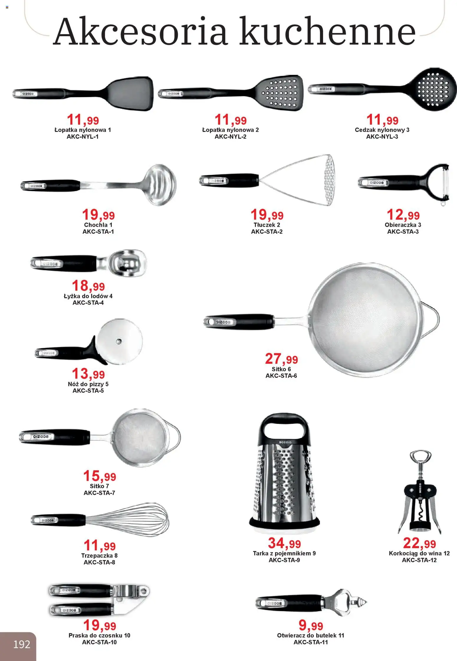 Bodzio Katalog od 01.04.2026 | Strona: 192 | Produkty: Trzepaczka
