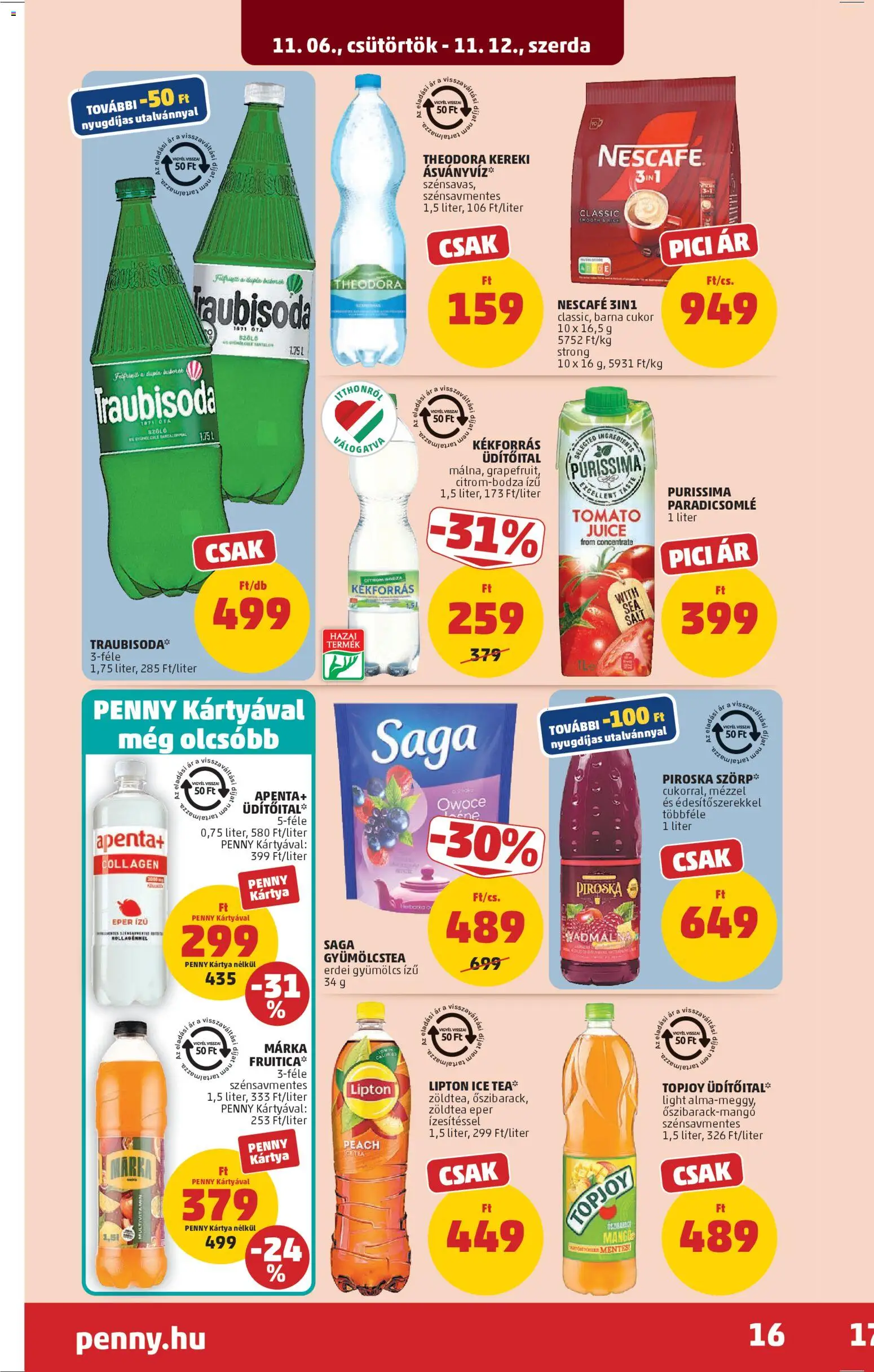 PENNY akciós ujság - amely érvényes a következő dátumtól: 06.11.2025 | Oldal: 20